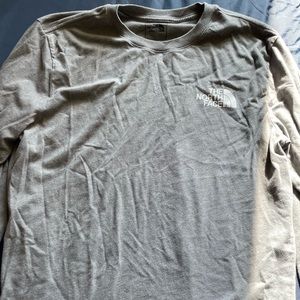 Large grey North Face Long sleeve Shirt